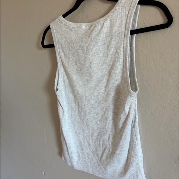 Divided Light Gray Ribbed Tank Top - Picture 5 of 6